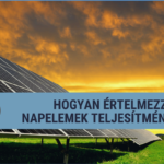 napelemek teljesítménye