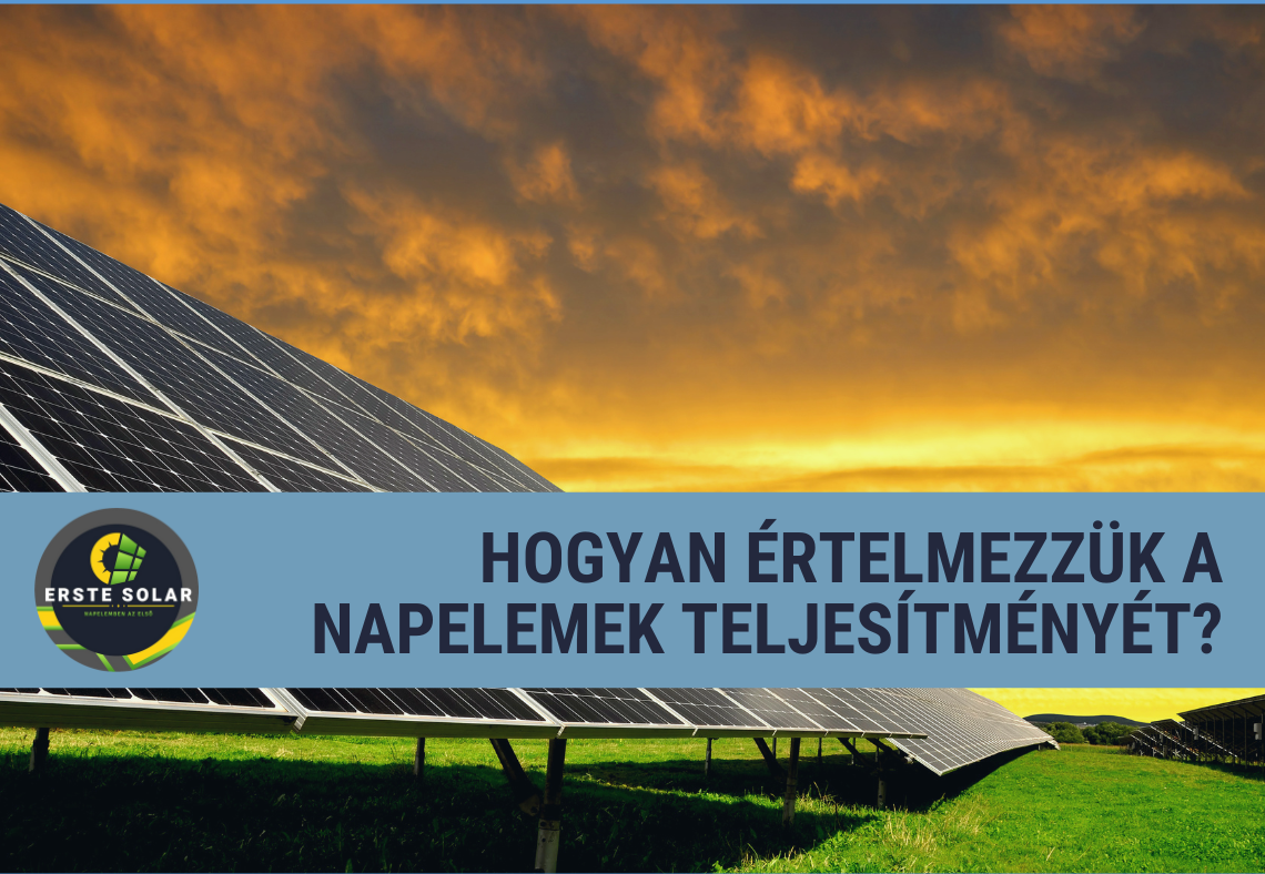 napelemek teljesítménye